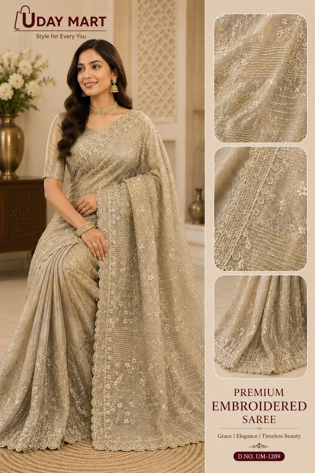Fancy Organza Sharee